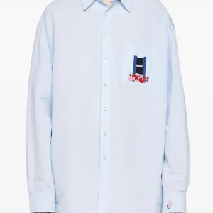 embroidered detail shirt