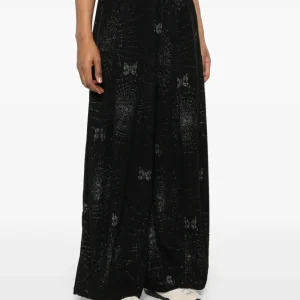 Butterfly print sweatpants