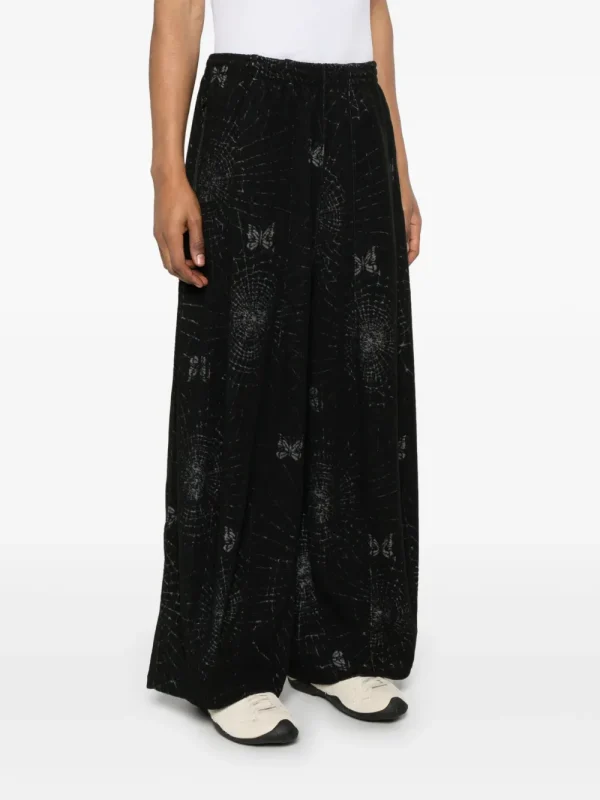 Butterfly print sweatpants