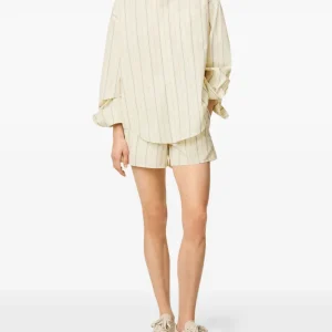 Button-down striped shirt